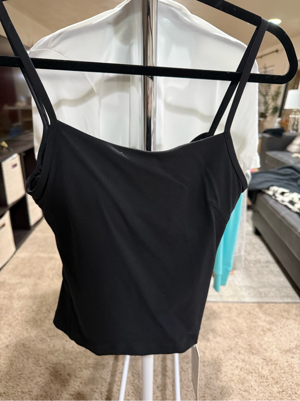 Black Spaghetti Strap Tank Top - Classic Women's Cami